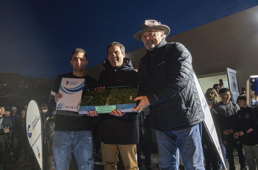  Luque y Macharashvili inauguraron vestuarios y anunciaron la colocación del césped sintético en el club Nueva Generación