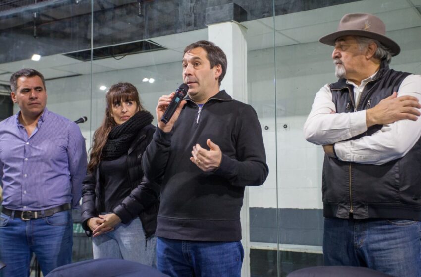  Juan Pablo Luque recorrió clubes de Comodoro y reafirmó su compromiso con seguir potenciando las obras deportivas en toda la provincia