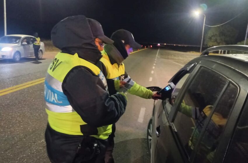  Seguridad Vial: Más de 10 mil vehículos controlados y 46 conductores alcoholizados durante el fin de semana en Chubut
