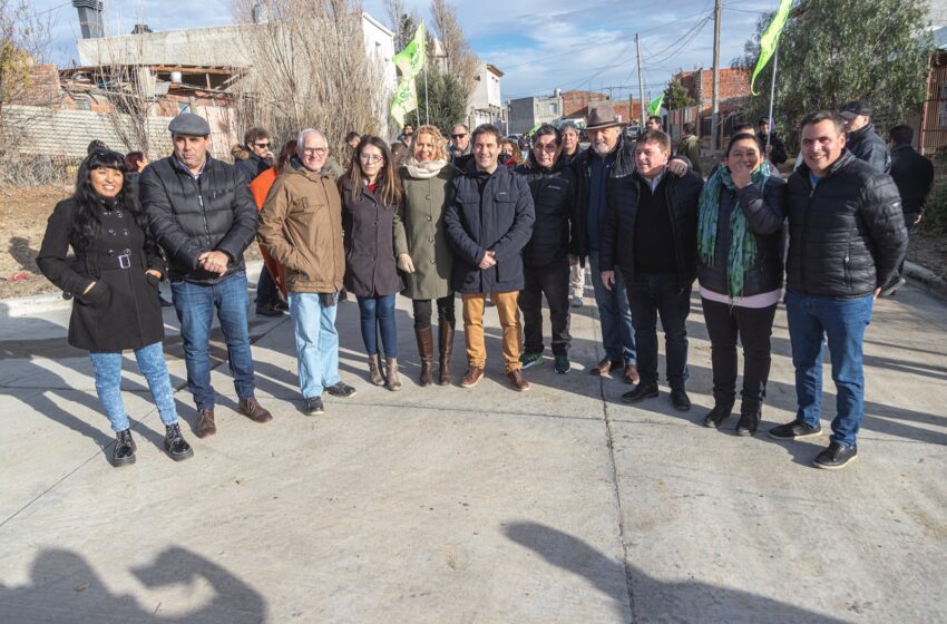  Othar Macharashvili y Juan Pablo Luque ya inauguraron más de 300 cuadras de pavimento en Comodoro