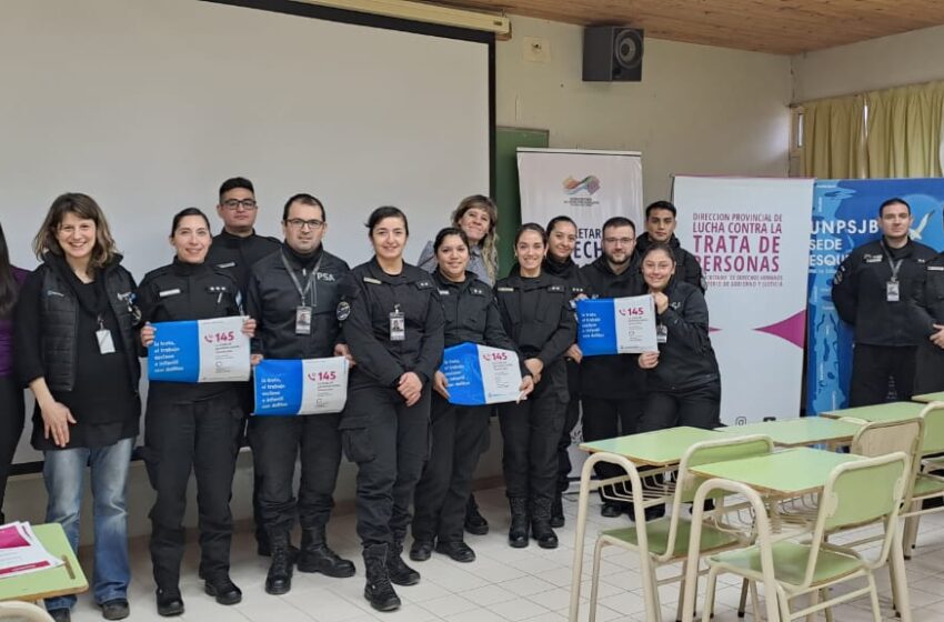  El Gobierno Provincial capacitó a fuerzas de seguridad en materia de trata y tráfico de personas