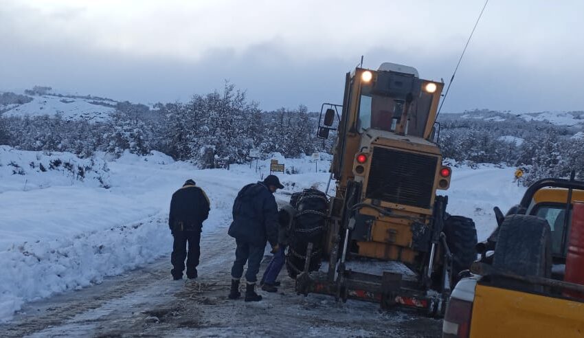  Operativo invernal: El Gobierno del Chubut refuerza los trabajos preventivos en rutas del interior provincial