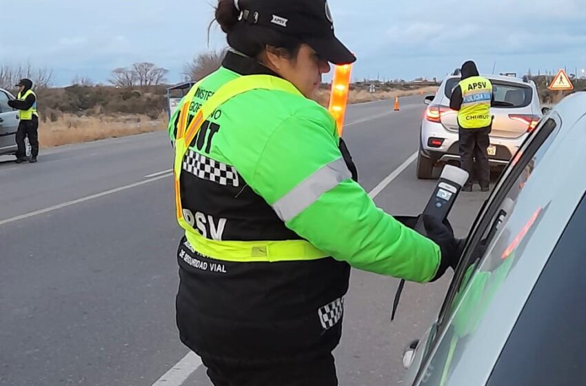  La APSV retiró de la vía pública a 41 conductores alcoholizados en más de 8 mil vehículos controlados durante el fin de semana en Chubut