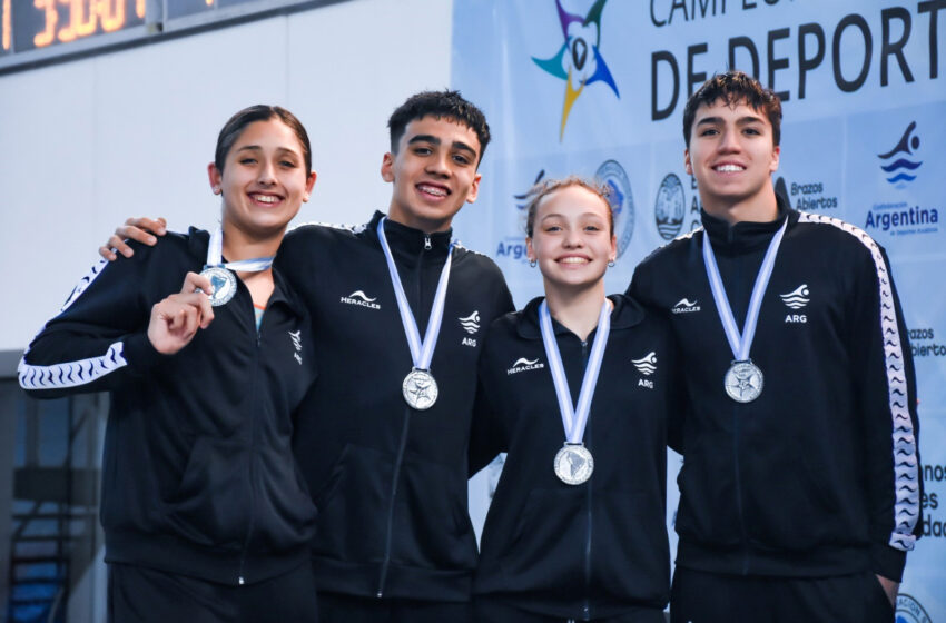  El comodorense Mateo Luna Aseff subcampeón sudamericano con la selección argentina en posta 