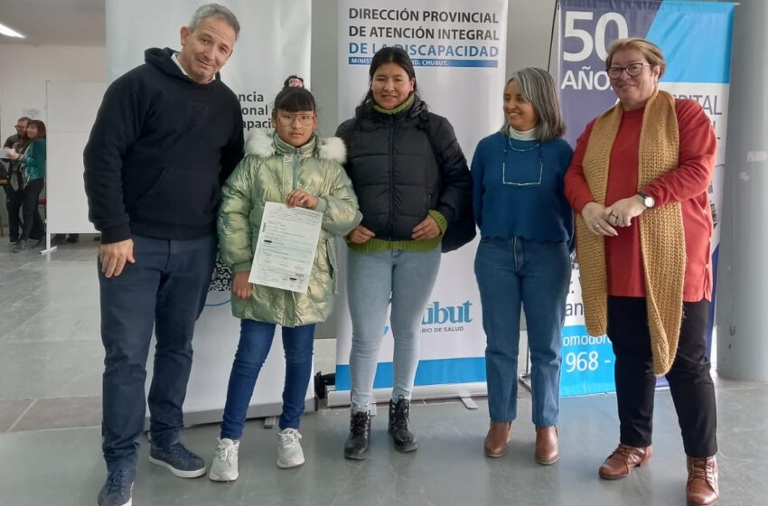  Salud: Provincia y Nación entregaron más de 60 Certificados Únicos de Discapacidad en la ciudad de Comodoro Rivadavia