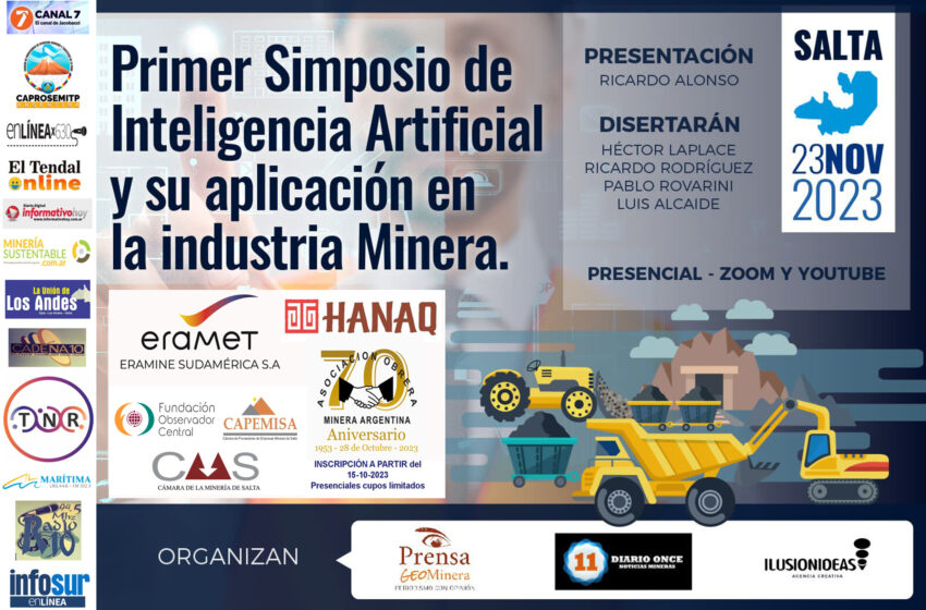  Salta: Primer Simposio de Inteligencia Artificial aplicada a la Industria Minera