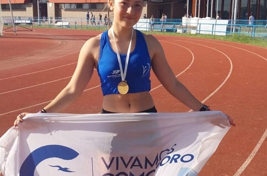  Mia Veuthey fue campeona en el Nacional U16 de atletismo