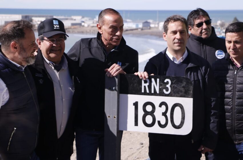  VIALIDAD NACIONAL REHABILITÓ EL SECTOR AFECTADO POR EL DESMORONAMIENTO DE LA RUTA NACIONAL 3, EN COMODORO RIVADAVIA