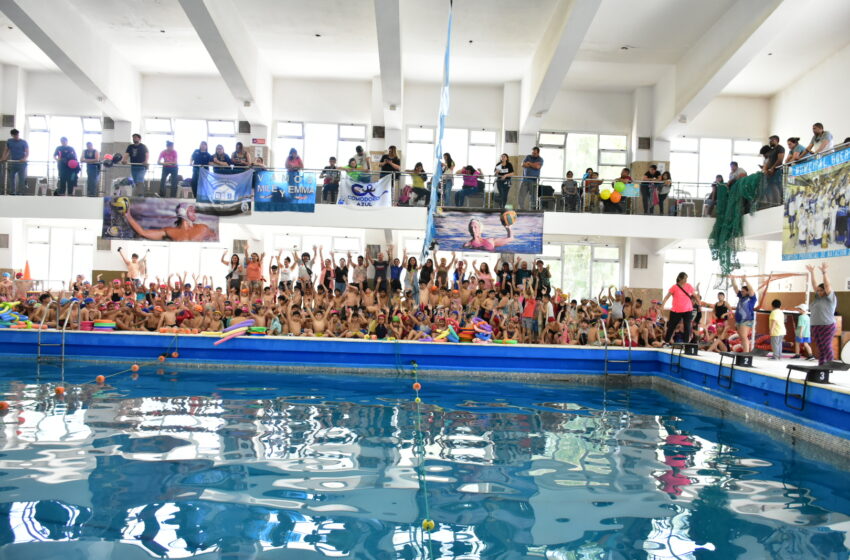  Natación Barrial: los más chicos cerraron la tercera etapa