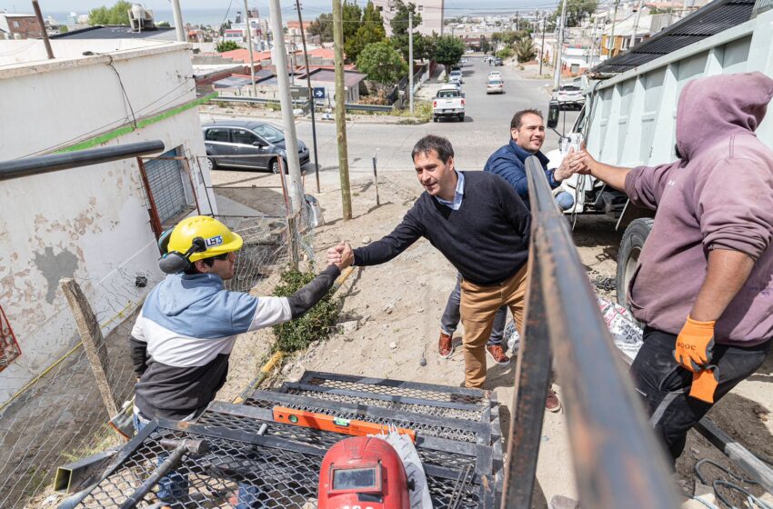  Luque destacó el avance histórico en obras en las zonas altas de Comodoro