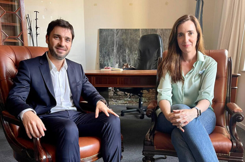  Torres se reunió con la Vicepresidenta electa Villarruel para organizar la agenda de la próxima conformación del Senado