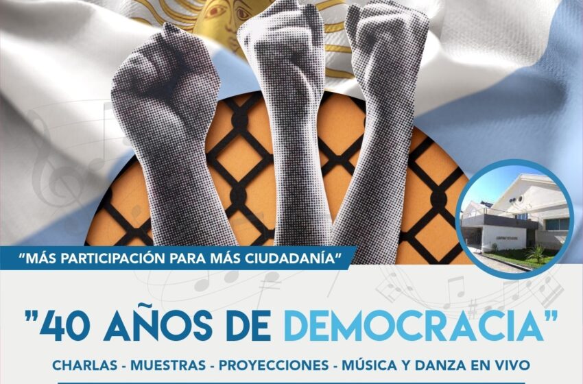  El Municipio invita a participar de la jornada «40 años por la Democracia»