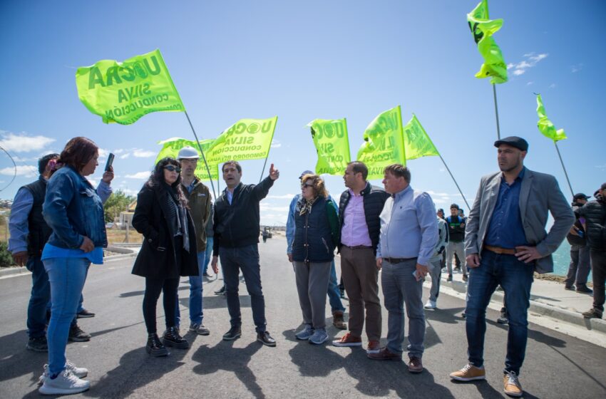  Luque: “Estamos próximos a finalizar un camino fundamental para la zona norte de Comodoro”