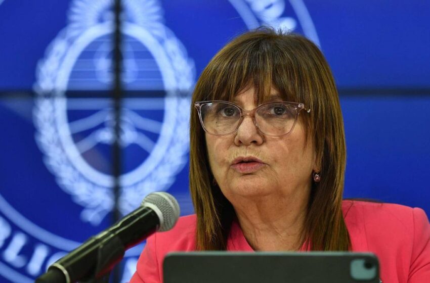  Bullrich presentó un protocolo antipiquetes que incluye a todas las fuerzas federales