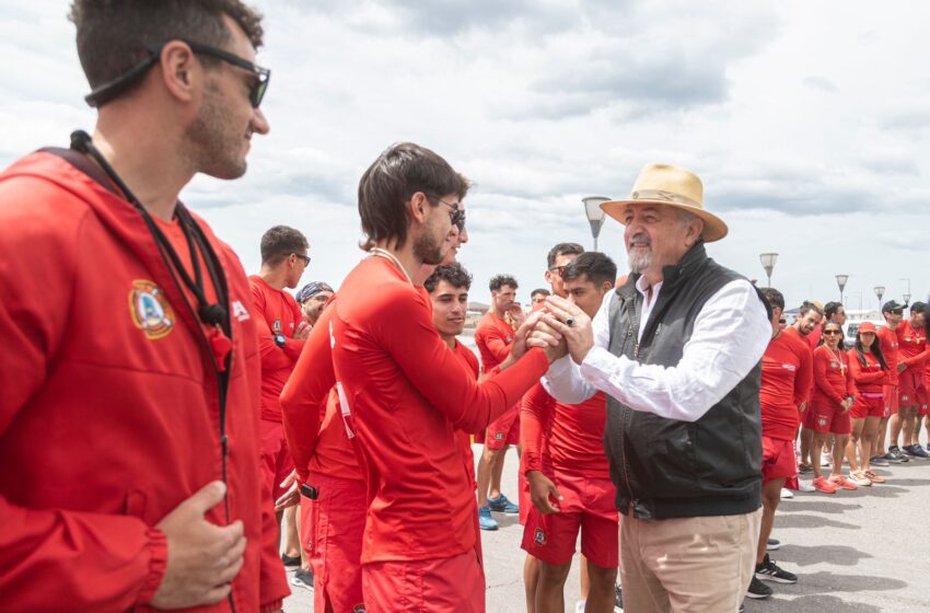  Macharashvili: “Tenemos el compromiso de seguir dotando de equipamiento a nuestro gran equipo de Guardavidas”