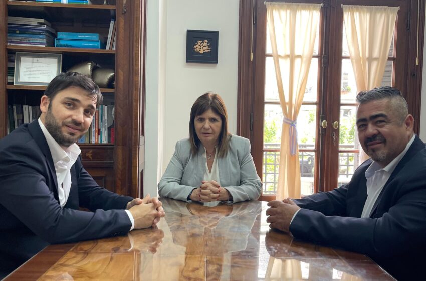  Torres e Iturrioz se reunieron con Patricia Bullrich y conversaron sobre la agenda de seguridad en la provincia