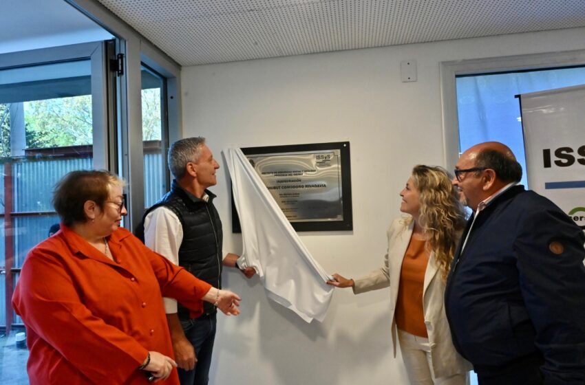  Arcioni inauguró la construcción y remodelación de la nueva sede de la Delegación del ISSyS de Comodoro Rivadavia