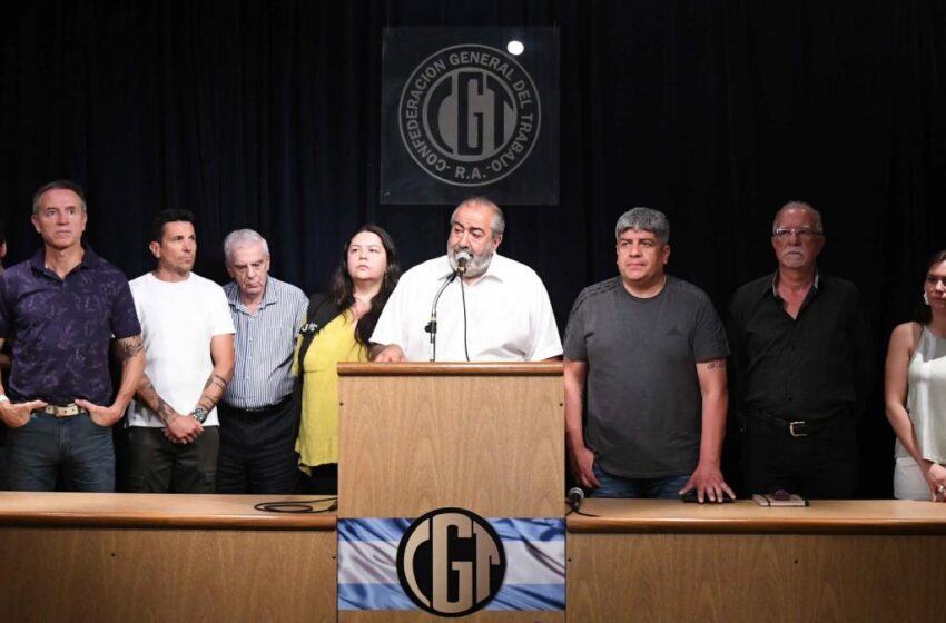  El Gobierno de Milei enfrenta su primer paro encabezado por la CGT