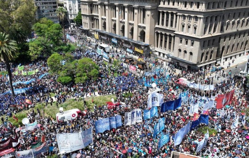  La primera pulseada de Milei contra la vieja Argentina. El Paro general del 24