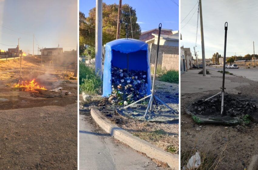  El Municipio denunció el incendio de 5 iglúes de residuos y pedirá la intervención de Fiscalía