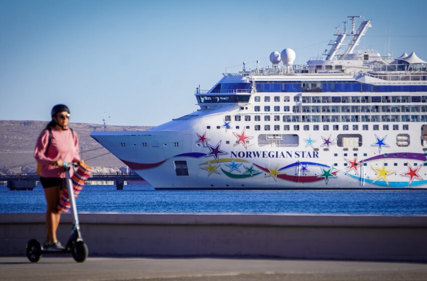  Temporada de cruceros: El Norwegian Star llegó por segunda vez a Puerto Madryn