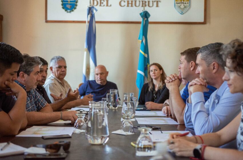  Provincia llevó tranquilidad a los productores del Valle por los niveles de agua del Río Chubut