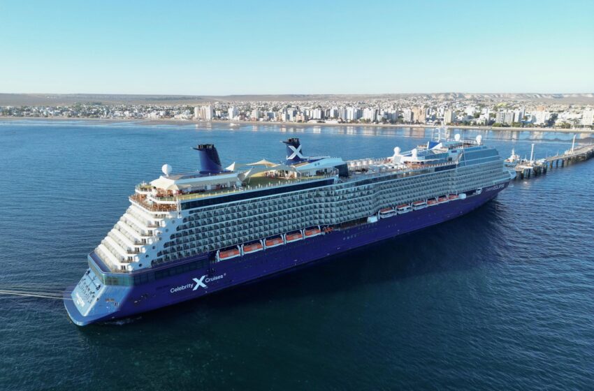  Temporada de Cruceros: El Celebrity Eclipse amarró nuevamente en Madryn