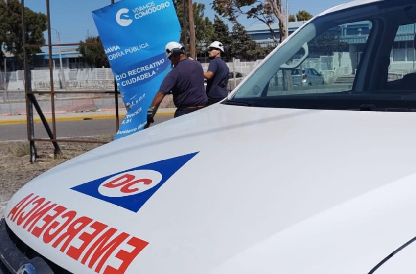  Debido a los fuertes vientos, Defensa Civil intervino en distintos puntos de Comodoro