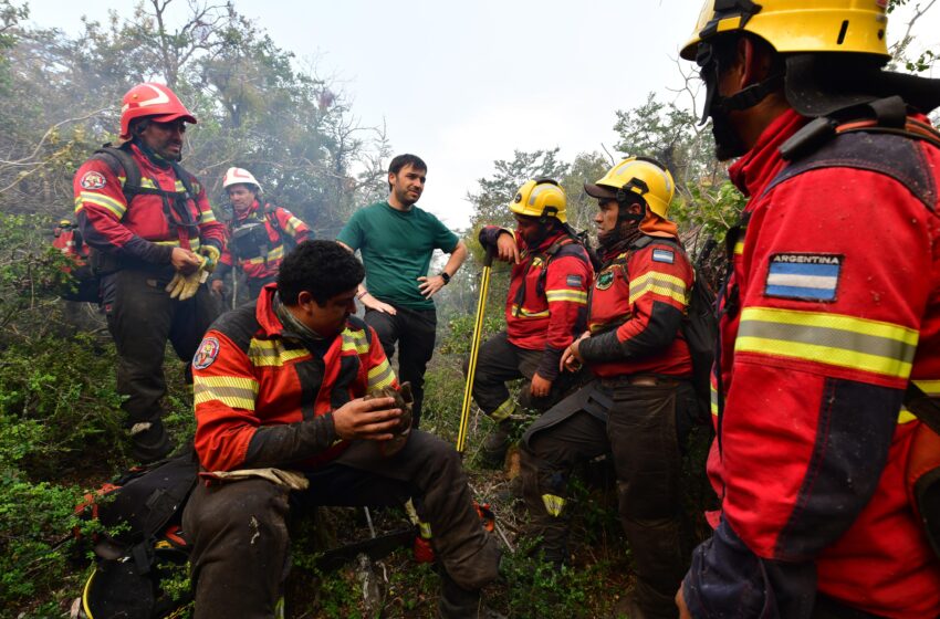  Torres gestionó ante Nación 1.500 millones de pesos para combatir el incendio en el Parque Nacional “Los Alerces”.