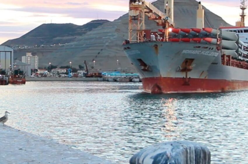  Provincia dispuso infraestructura portuaria para el atraque del buque de Investigación Naval Búlgaro en Comodoro Rivadavia