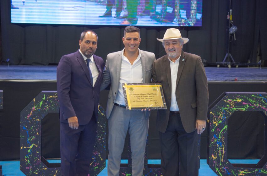  Balochi firmó un convenio marco de colaboración con Macharashvili en el aniversario de Comodoro Rivadavia