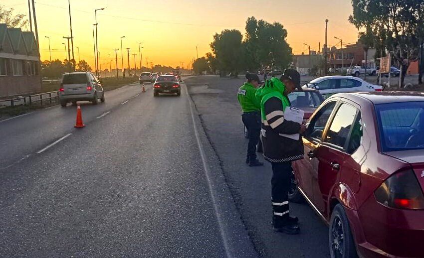  Más de 15.000 vehículos controlados en Chubut durante el fin de semana extra largo