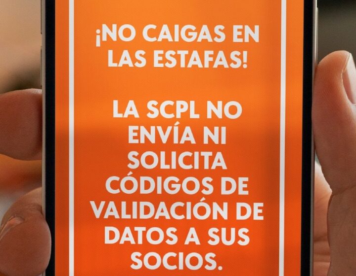  LA SCPL VUELVE A ALERTAR A LA COMUNIDAD SOBRE MENSAJES Y LLAMADAS FRAUDULENTAS