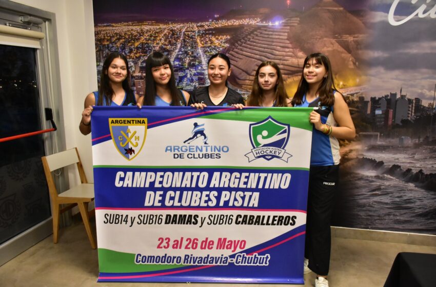  Hockey: Presentaron el Campeonato Argentino de Clubes Pista Sub 14-16