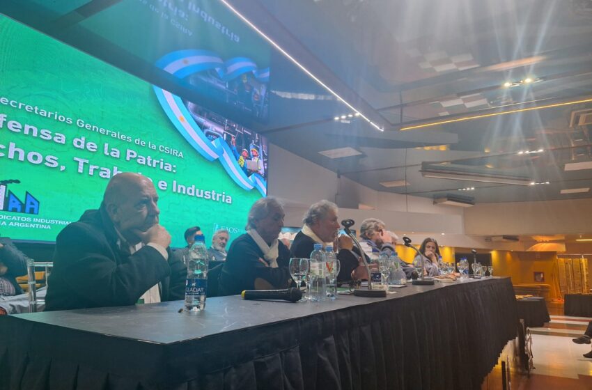 Héctor Laplace en la reunión de CSIRA: “No podemos estar de acuerdo con el saqueo de nuestros recursos”