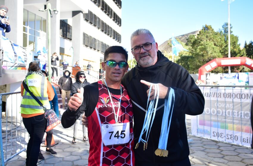  Miguel Licanqueo y Cinthia Pinto fueron los ganadores de la Corrida Universitaria Solidaria