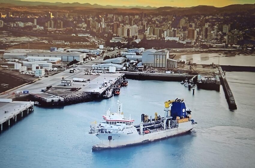  Confirman el inicio de la obra de dragado en el puerto de Comodoro Rivadavia