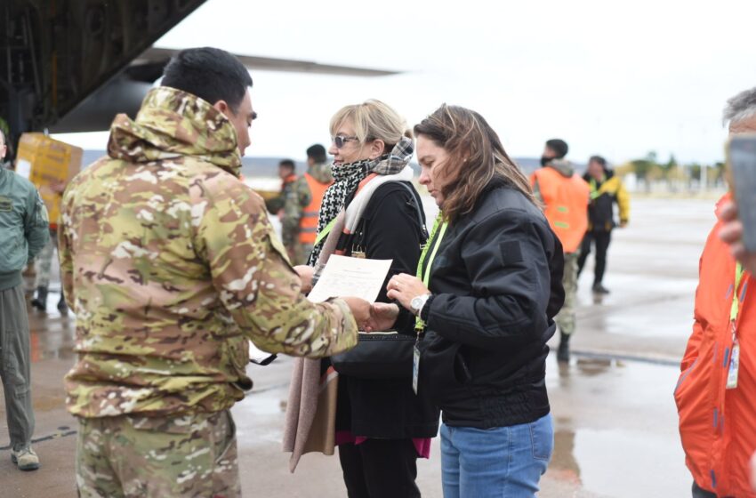  Provincia recibió cargamento del Gobierno Nacional para familias afectadas por el temporal