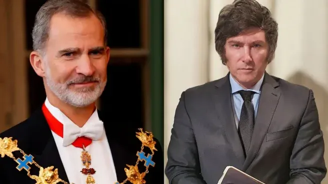  Por el conflicto con Pedro Sánchez, el rey de España rechazó una reunión con Javier Milei