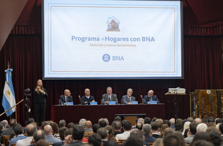  El BNA lanzó una nueva línea de créditos para desarrollos inmobiliarios