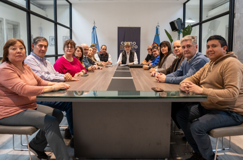  El Municipio y los gremios rubricaron acta acuerdo por aumento salarial