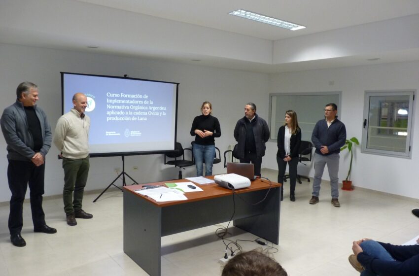  Provincia inició curso para implementadores de normativa orgánica en la cadena ovina y producción de lana