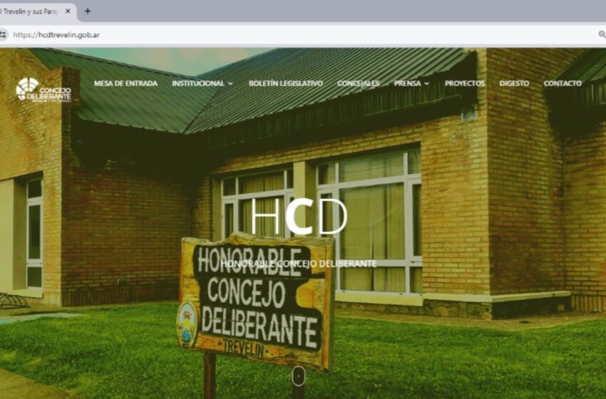  La página web del Honorable Concejo Deliberante de Trevelin es accesible y más inclusiva