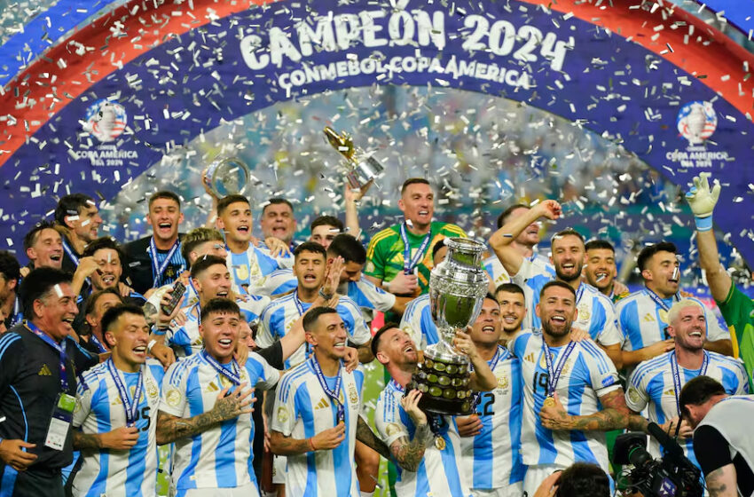  Argentina se acostumbró a ser campeón: en una final que tuvo todo, le ganó a Colombia y es otra vez el rey de América