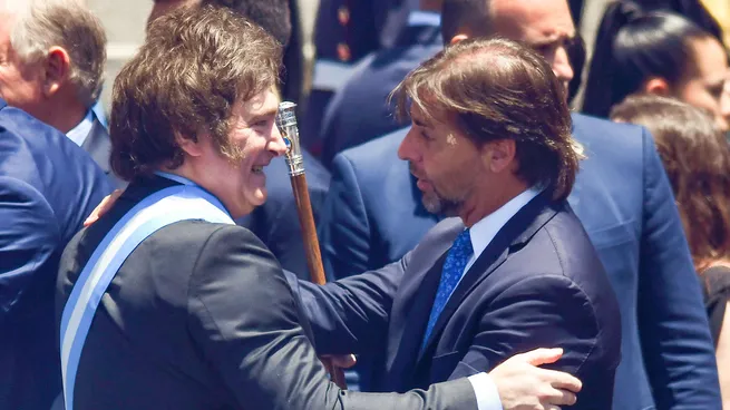  Javier Milei recibirá a Luis Lacalle Pou en Casa Rosada