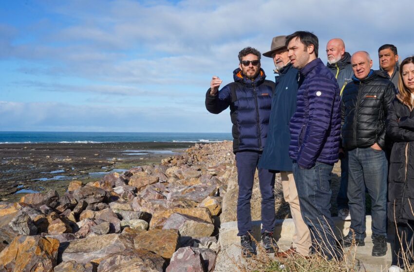  OTHAR EVALUÓ JUNTO AL GOBERNADOR ALTERNATIVAS PARA LA DEFENSA COSTERA DE LA CIUDAD