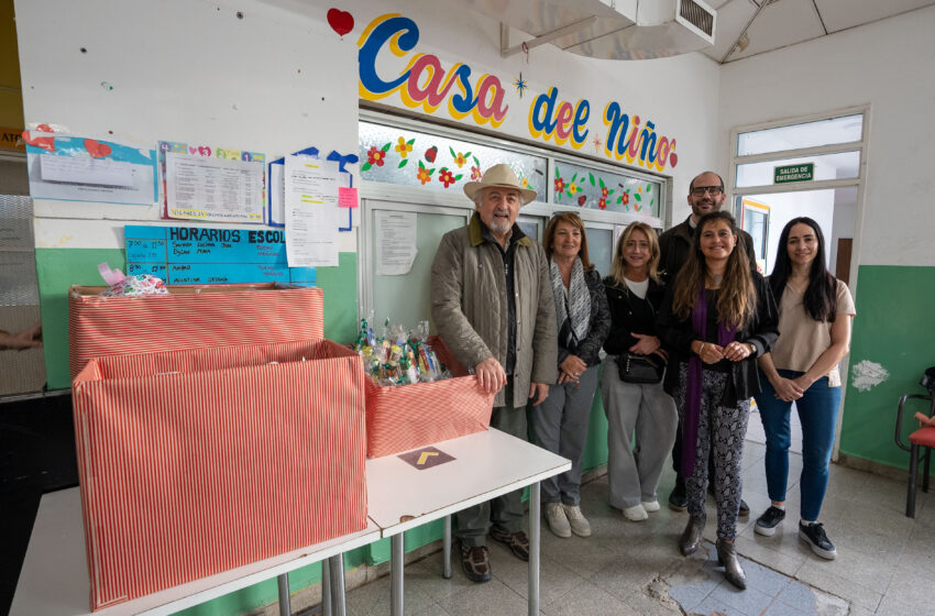  Othar compartió los festejos de la Casa del Niño