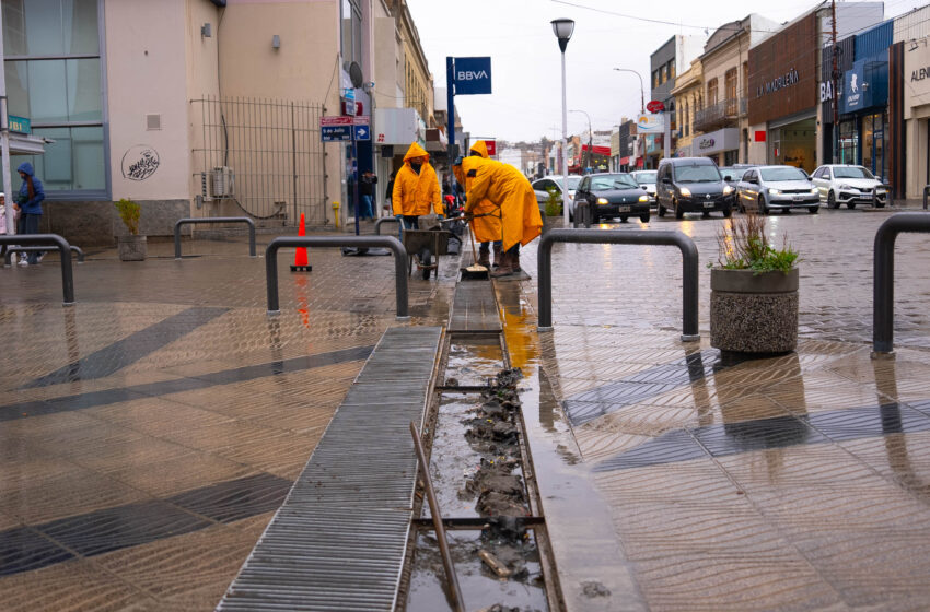  El Municipio refuerza las tareas preventivas por alerta de lluvias fuertes y marejadas
