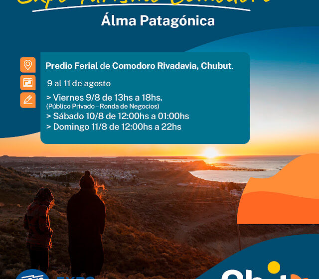  Chubut promociona sus atractivos en una nueva edición de Expo Turismo Comodoro