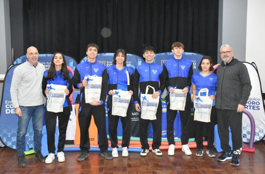  El Equipo Municipal de Natación de Comodoro fue reconocido